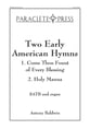 Two Early American Hymns SATB choral sheet music cover
